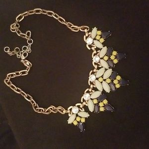 J.Crew Floral Cluster Bib Statement Necklace